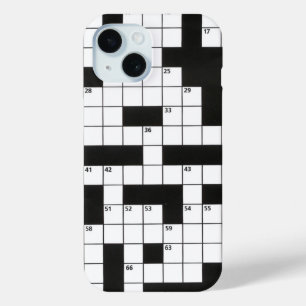 Kreuzworträtsel iPhone 15 Hülle
