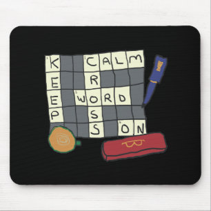 Kreuzworträtsel Mousepad
