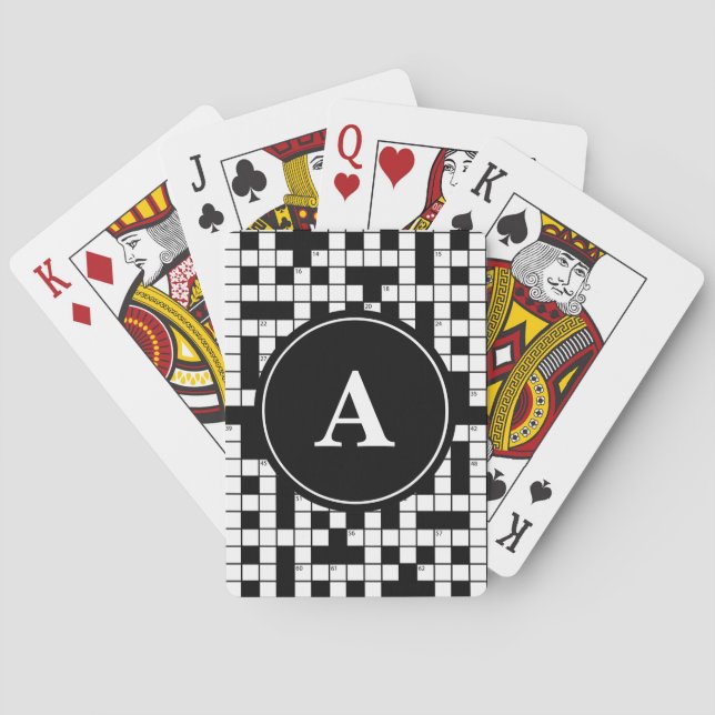 Kreuzworträtsel Spielkarten (Rückseite)