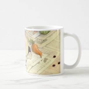 Kreuzworträtselkaninchen Tasse