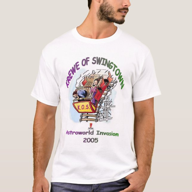 Krewe von Swingtown Astroworld 2005 T-Shirt (Vorderseite)