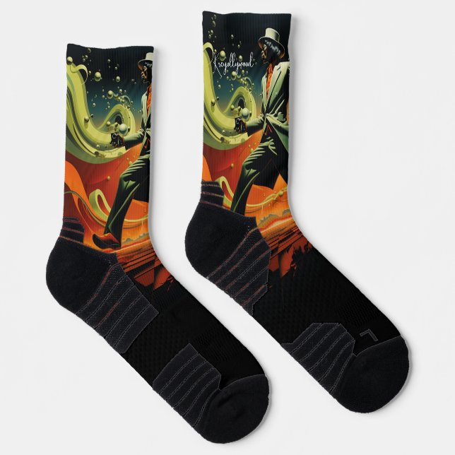 Kreyollywood chaussettes unisexe socken (Rechts)