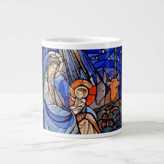 Kribbeln im Glass Jumbo-Tasse (Vorderseite)
