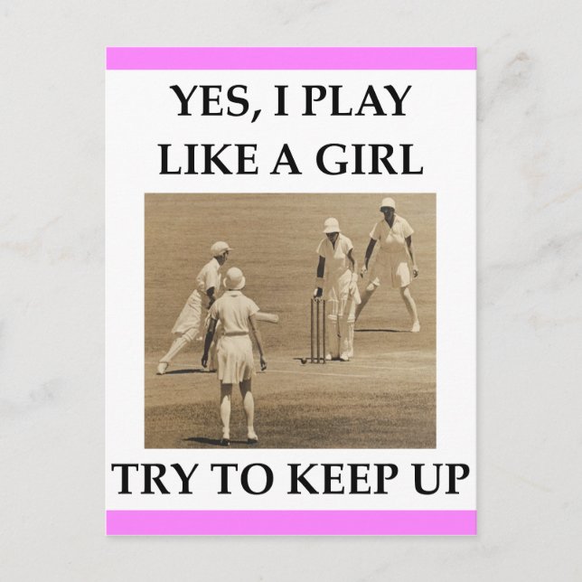 KRICKE POSTKARTE (Vorderseite)