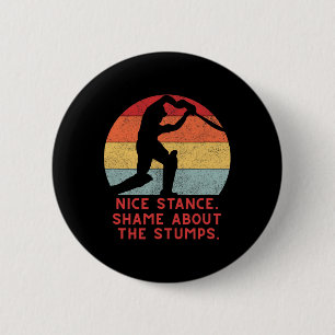 Kricket-Geschenke England Indien Pakistan Krickets Button