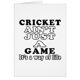 Kricket ist nicht gerade ein Spiel, das es eine
