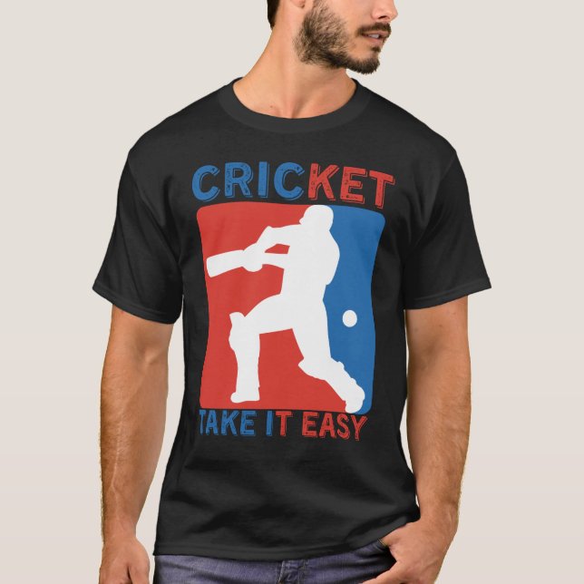 KRICKET MACHT ES LEICHT - KRICKET LOVER T-Shirt (Vorderseite)