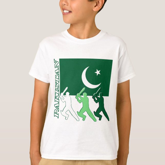 Kricket Pakistan T-Shirt (Vorderseite)