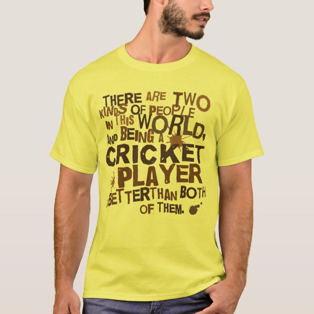 Kricket-Spieler-Geschenk T-Shirt (Vorderseite)
