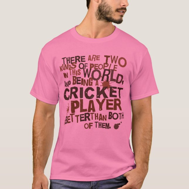 Kricket-Spieler-Geschenk T-Shirt (Vorderseite)