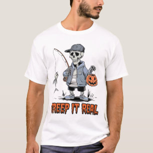 Kriechend, halbwinterlich angeln T-Shirt
