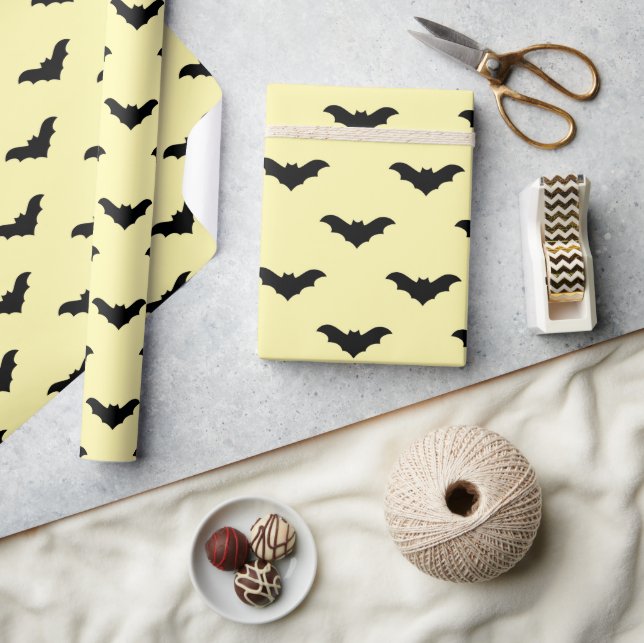 Kriechende Fledermäuse - Nahtloses Wrapping Papier Geschenkpapier (Kunsthandwerk)