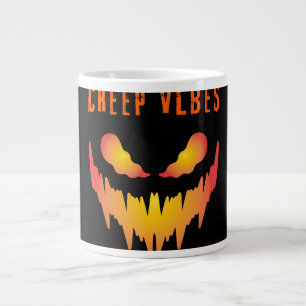 Kriechende Vibes Dunkle Energie _ Trendiger Horror Jumbo-Tasse