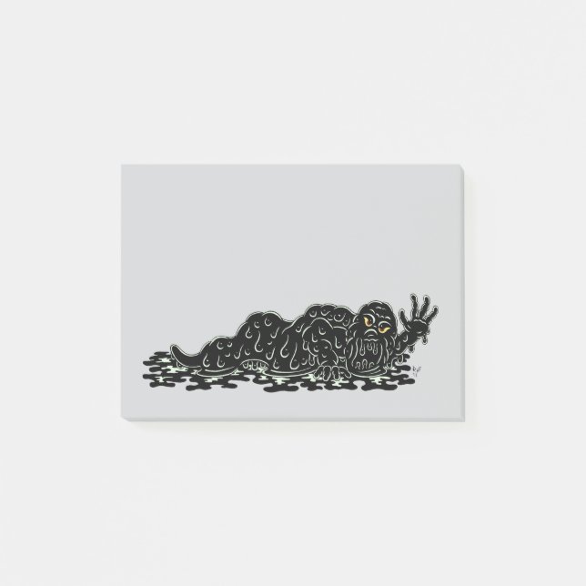 Kriechender Schleim-Hulk seltsame Horror-Kunst Post-it Klebezettel (Vorderseite)