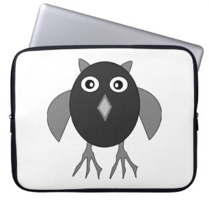 Kriechendes Halloween-Owl-Laptop-Tasche Laptopschutzhülle