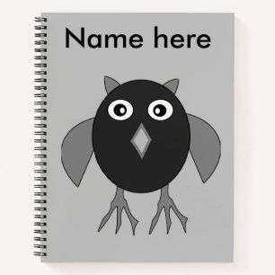 Kriechendes Halloween-SpiralNotebook Notizbuch