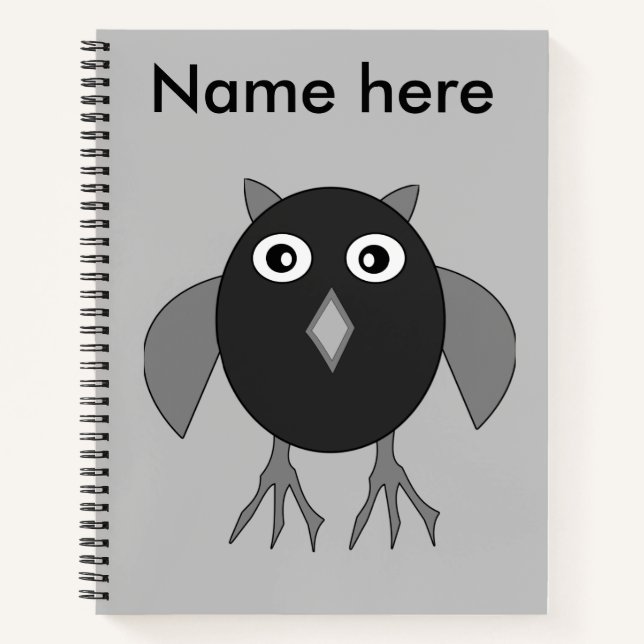 Kriechendes Halloween-SpiralNotebook Notizbuch (Vorderseite)
