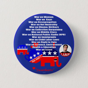 KRIEG an - Knopf Button