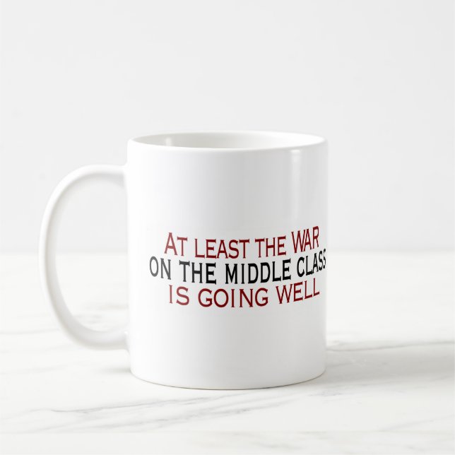 Krieg auf dem Mittelstand Kaffeetasse (Links)