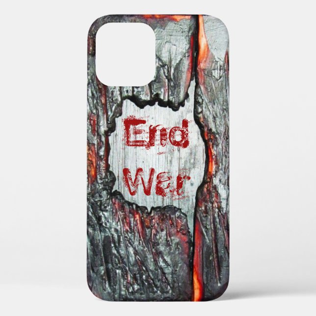 Krieg beenden Case-Mate iPhone hülle (Rückseite)