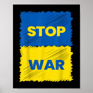 Krieg beenden - die Ukraine Gerettet - den Krieg i Poster