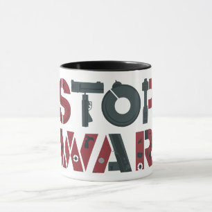 Krieg beenden, Frieden Tasse