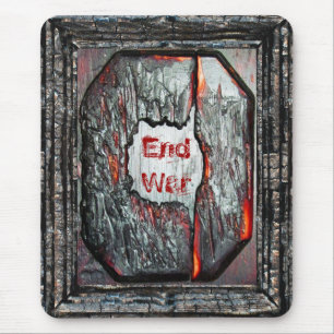Krieg beenden mousepad