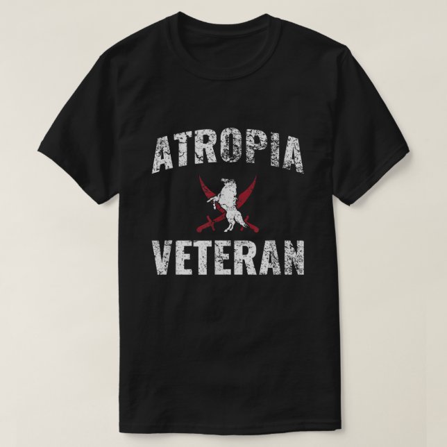 Krieg der Armee in Atropien Veteran 20513 T-Shirt (Design vorne)