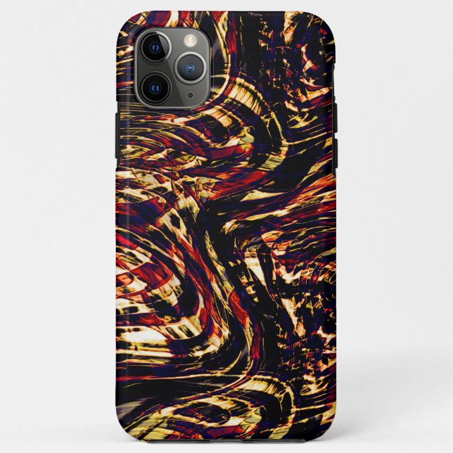 Krieg der goldenen Bänder gegen Rot, in dunklem Fo Case-Mate iPhone Hülle (Rückseite)