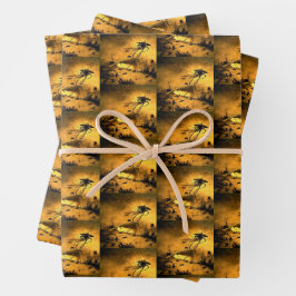 Krieg der Welt G Wells Science Fiction Geschenk Geschenkpapier Set