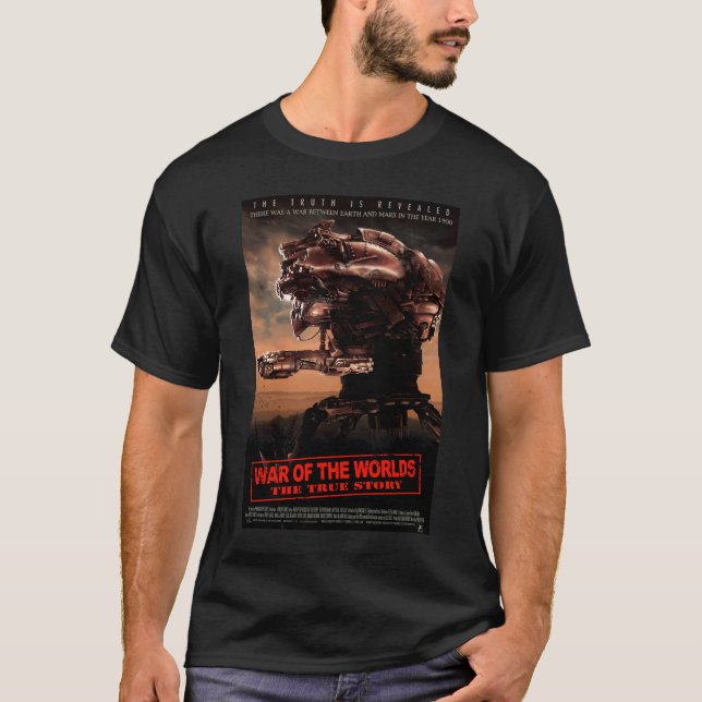 Krieg der Welten der wahre Geschichten-Film-T - T-Shirt (Vorderseite)