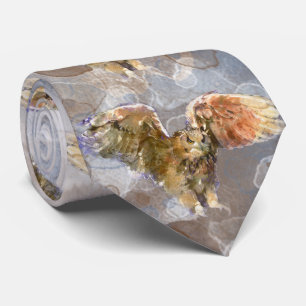 Krieg Eagle im Aquarell Krawatte