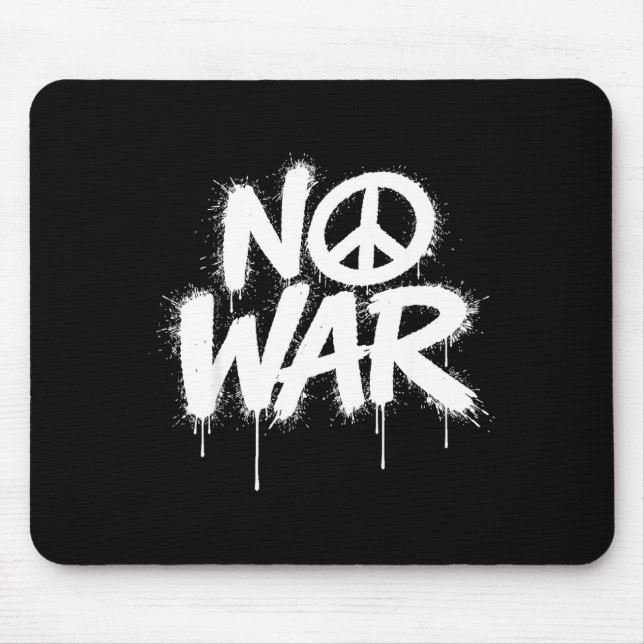 Krieg Frieden Proteste Welt Dom Unabhängigkeitstag Mousepad (Vorne)