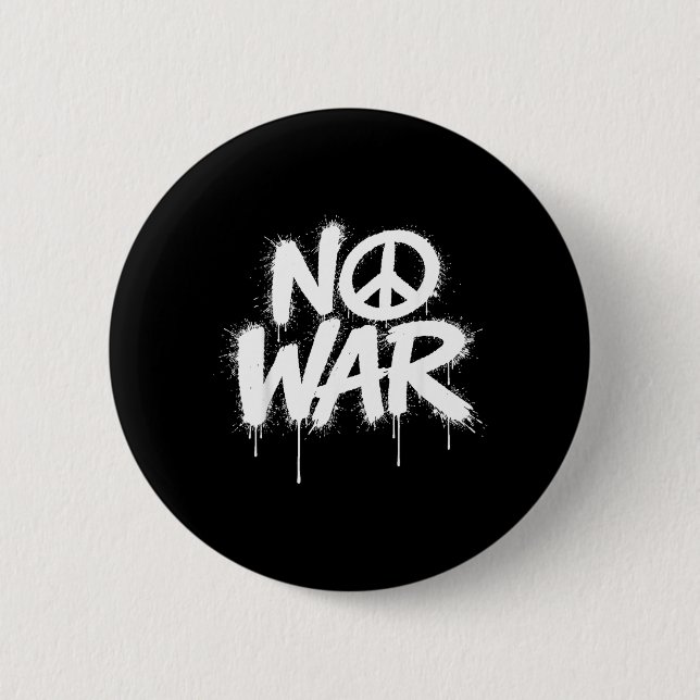 Krieg Frieden Proteste Welt Freiheit Unabhängigkei Button (Vorderseite)