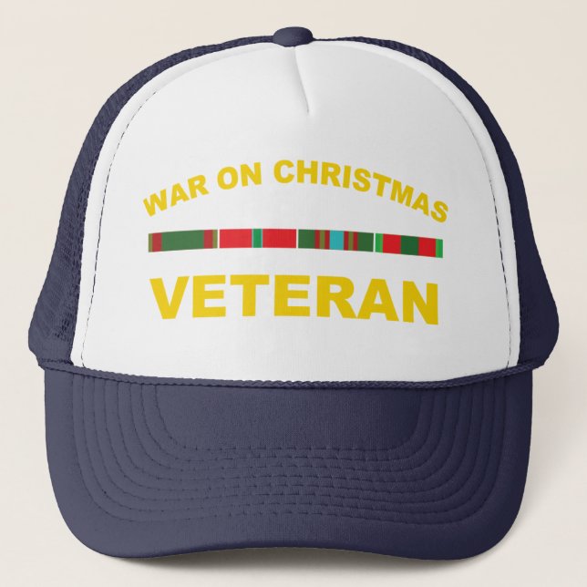 Krieg gegen den Weihnachtshut Truckerkappe (Vorderseite)
