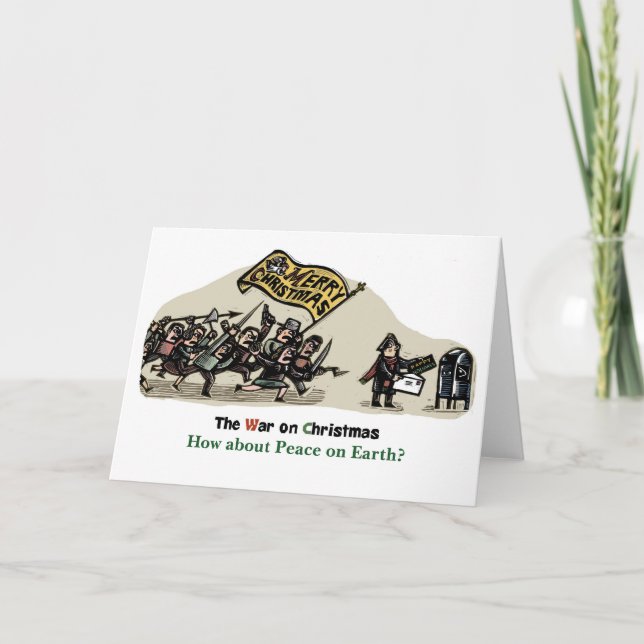 Krieg gegen Weihnachten - Wie wäre es mit Weltfrie (Vorderseite)