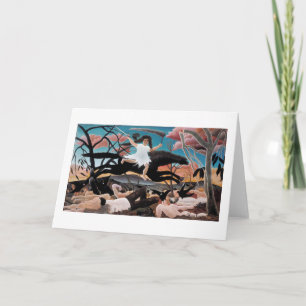 Krieg, Henri Rousseau, 1894 Karte