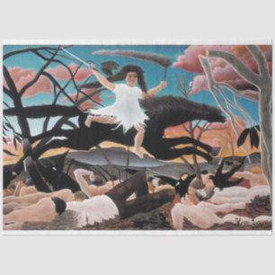 Krieg, Henri Rousseau, 1894 Seidenpapier