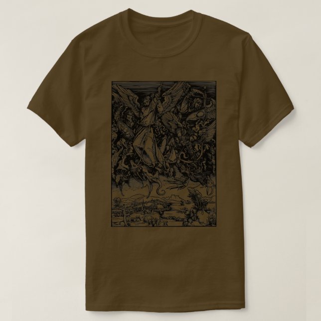 Krieg im Himmel T-Shirt (Design vorne)