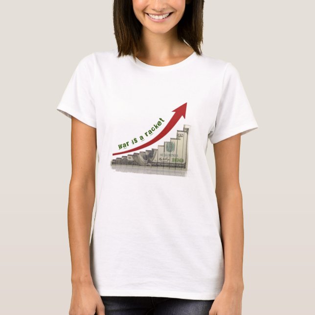 Krieg ist ein Schläger T-Shirt (Vorderseite)