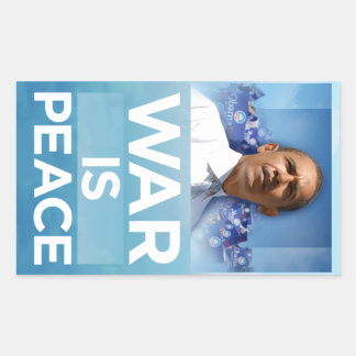 Krieg ist Frieden Obama Sticker