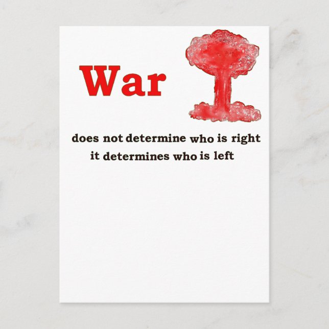 Krieg Postkarte (Vorderseite)