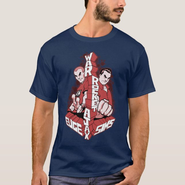 Krieg Rocket Ajax T-Shirt (Vorderseite)