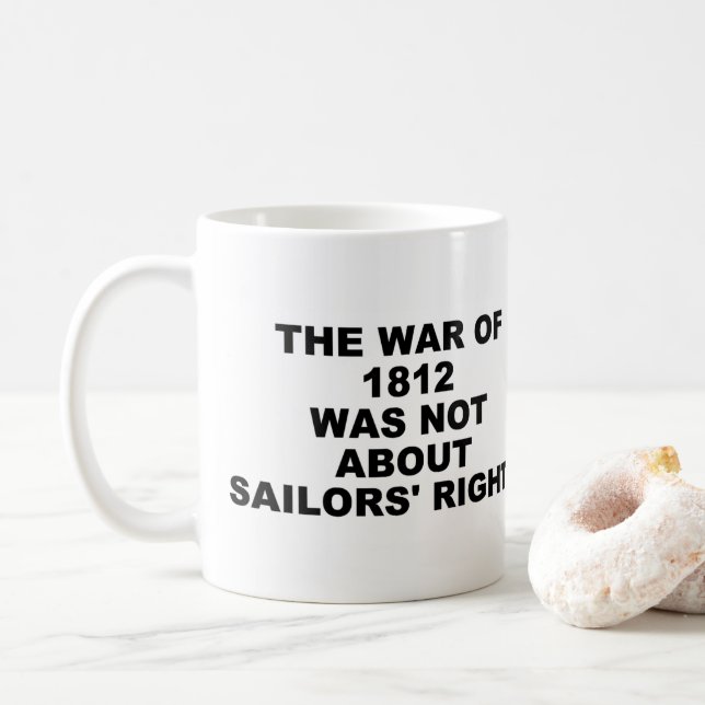 Krieg-von-1812-Tasse Kaffeetasse (Mit Donut)