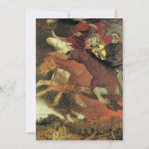 Krieg von Arnold Bocklin Beängstigend, gruseliges  Einladung