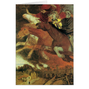 Krieg von Arnold Böcklin, Vintage Symbolismus Kuns