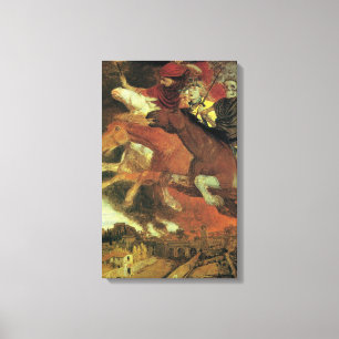 Krieg von Arnold Böcklin, Vintage Symbolismus Kuns Leinwanddruck