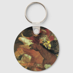 Krieg von Arnold Böcklin, Vintage Symbolismus Kuns Schlüsselanhänger