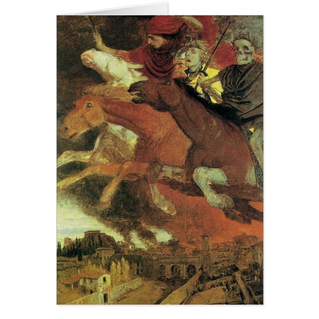 Krieg von Arnold Bocklin, Vintager Symbolismus Kun (Vorne)