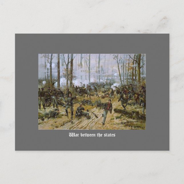 Krieg zwischen den Staaten Postkarte (Vorderseite)